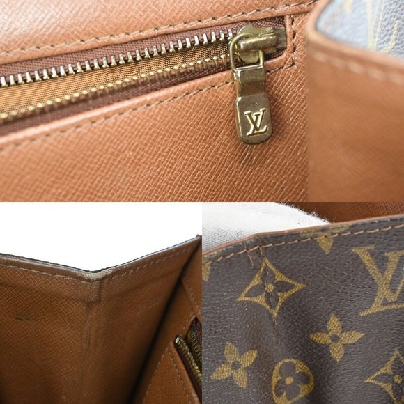LOUIS VUITTON Pochette Dam GM Clutch Hand Bag Monogram Leather - Picture 15 of 16